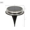 Set di picchetti solari da giardino Aktive 2 Pezzi Plastica 12 x 13,5 x 12 cm (6 Unità)