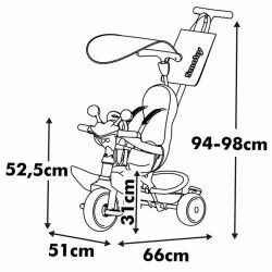 Triciclo Smoby Metallizzato