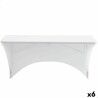 Funda Protectora Aktive Blanco 183 x 76 x 76 cm Mesa Accesorios Vehículos Carretera (6 Unidades)