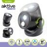 Lampe LED avec Capteur de Mouvement Aktive Plastique 10,5 x 12,5 x 13,5 cm (12 Unités)