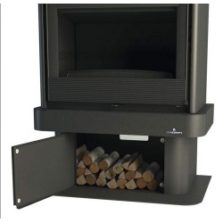 Lareira a lenha de 3 lados Lisboa Bronpi 13 kW