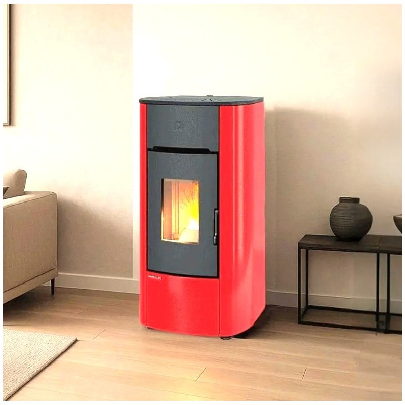 Pelletofen Mariella Plus 7,5 kW Extraflame Bordeaux