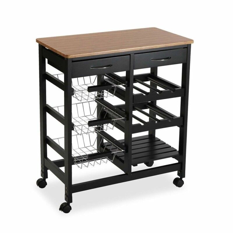 Gemüsewagen Versa BK Holz MDF (37 x 76 x 66 cm) Gemüsewagen Versa BK Holz MDF (37 x 76 x 66 cm)