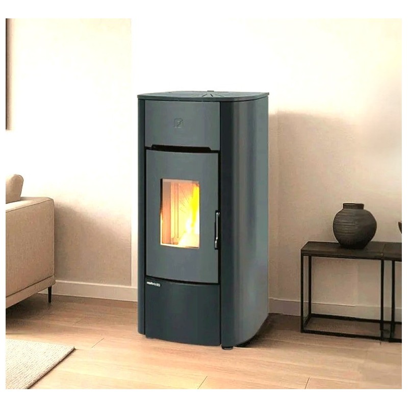 Mariella Plus 7.5 kW Ducted Pellet Stove Extraflame Black