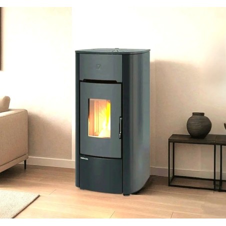 Mariella Plus 7.5 kW Ducted Pellet Stove Extraflame Black