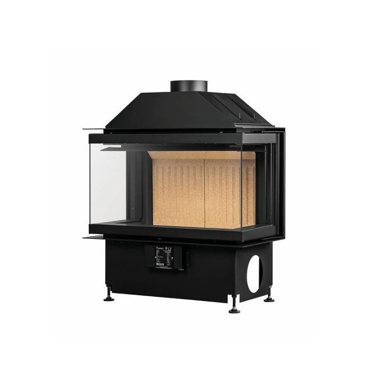 Crystal 70 3D Holzkamin A.Caminetti 3 Glasseiten