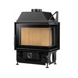 Inserto in legno Quattro 60 A.Caminetti 2 lati smaltati dritti
