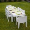 Jut Mesa 280  Table Rectangulaire Vondom Blanc