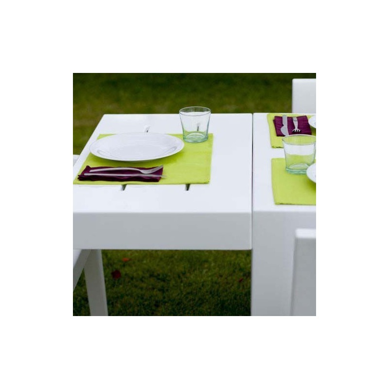Jut Mesa 280  Table Rectangulaire Vondom Blanc