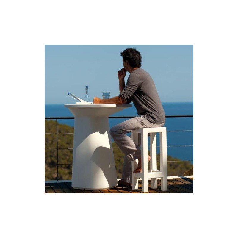 High Table planter white Vondom MoMA