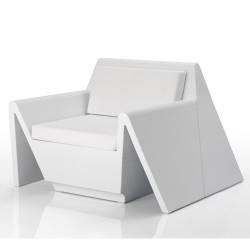 Rest armchair Vondom white Matt