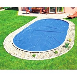 Bâche à bulles pour piscine 6x3 ovale Ibiza