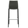 Lot de 4 Chaises de Bar Simili-Cuir Gris KosyForm