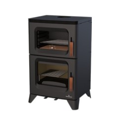 Hilton-H 14 kW Bronpi Wood Stove with Oven