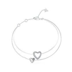 Ladies' Bracelet Guess JUBB05027JWRHS Silver