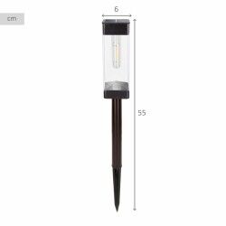 Lampada ad energia solare Aktive 6 x 55 x 6 cm (4 Unità)