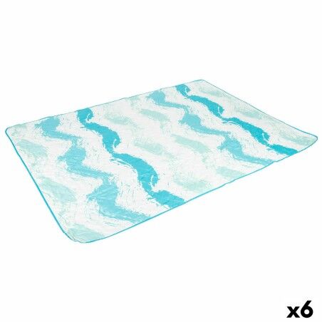Serviette de plage Aktive PEVA 200 x 1 x 150 cm (6 Unités)