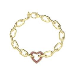 Ladies' Bracelet Guess JUBB05005JWYGPKS Golden