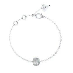 Ladies' Bracelet Guess JUBB05196JWRHS Silver