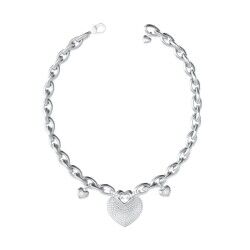 Colar feminino Guess JUBN05205JWRHT-U Prateado