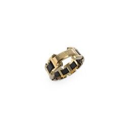 Anillo Mujer Guess JUMR04031JWYGBK66 Dorado