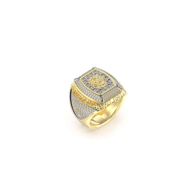 Anillo Hombre Guess JUMR05002JWYG64 Dorado