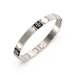 Bracelete masculino Guess JUMB05065JWSTBKT-U Prateado