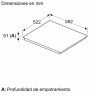 Plaque à Induction BOSCH PVJ631HC1E 59,2 cm 7400 W