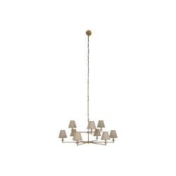 Deckenlampe Home ESPRIT Beige Gold Messing 25 W 113 x 113 x 132 cm