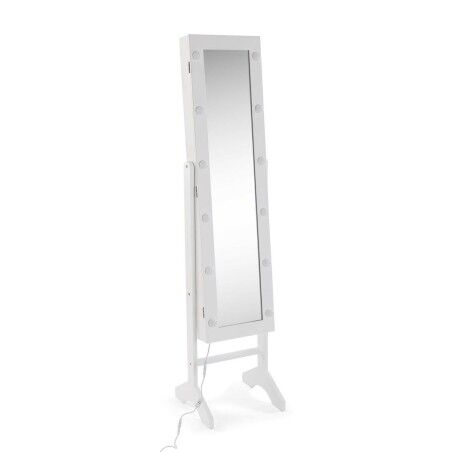 Wandspiegel Versa Weiß Spiegel Holz MDF 35 x 153 x 35,2 cm Schmuckständer