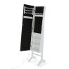 Wall mirror Versa White Mirror MDF Wood 35 x 153 x 35,2 cm Jewellery Stand