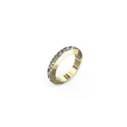 Anillo Mujer Guess JUBR04575JWYG52 Dorado Plateado 12