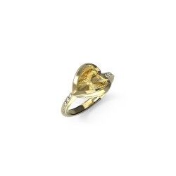 Anello Donna Guess JUBR04614JWYG52 Dorato 12