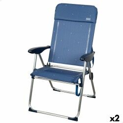 Cadeira de Praia Aktive 48 x 110 x 65 cm (2 Unidades)