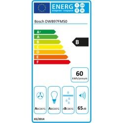Extrator Convencional BOSCH DWB97FM50 90 cm 710 m³/h 65 dB Aço
