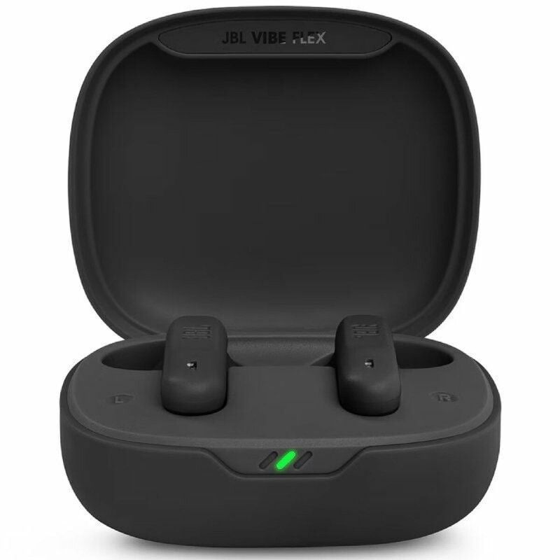 Écouteurs Sans Fil avec Étui de Charge JBL Vibe Flex Noir Écouteurs Sans Fil avec Étui de Charge JBL Vibe Flex Noir