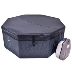 Spa Portable Netspa Octopus 4 à 6 Places avec 5 Eléments de Mobilier