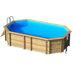 Piscine Bois Weva Octogonale+ 640 x 404 x h133 BWT myPOOLPiscine Bois Weva Octogonale+ 640 x 404 x h133 BWT myPOOL