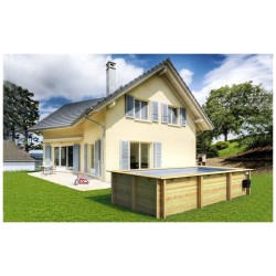Piscine Urbaine Procopi XL en Bois 650 x 350