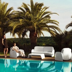 Canapé Sofa Vondom Pezzettina Anthracite Mat