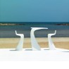 Tabouret de Bar Wing Vondom Beige Mat