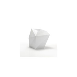 Lot de 3 Pots Jardinière FAZ Vondom Blanc XL