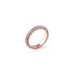 Anel feminino Guess JUBR04672JWRGBK56 16 Ouro rosa