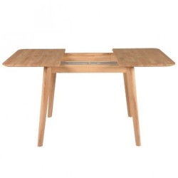 Table de Repas avec Allonge en Chêne 100cm Pery KosyForm