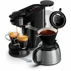 Cafetera de Cápsulas Philips SENSEO SWITCH HD6592/65 noir 1 bar 1450 W