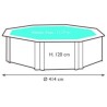 Piscine en Bois Hors-Sol Tropic 414 Octogonale BWT myPOOL