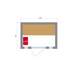 Sauna steam Zen 3 seats - Selection VerySpas