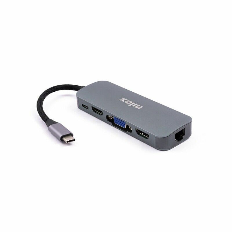 Dockstation Nilox NXDSUSBC03 Grigio Dockstation Nilox NXDSUSBC03 Grigio