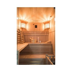 Gaïa Nova sauna all'aperto a 6 posti con stufa Harvia 8 kW