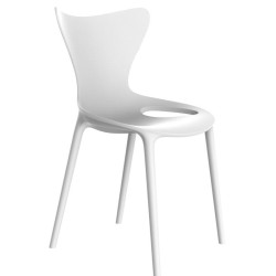Lot de 4 Chaises Love Vondom Milos blanc